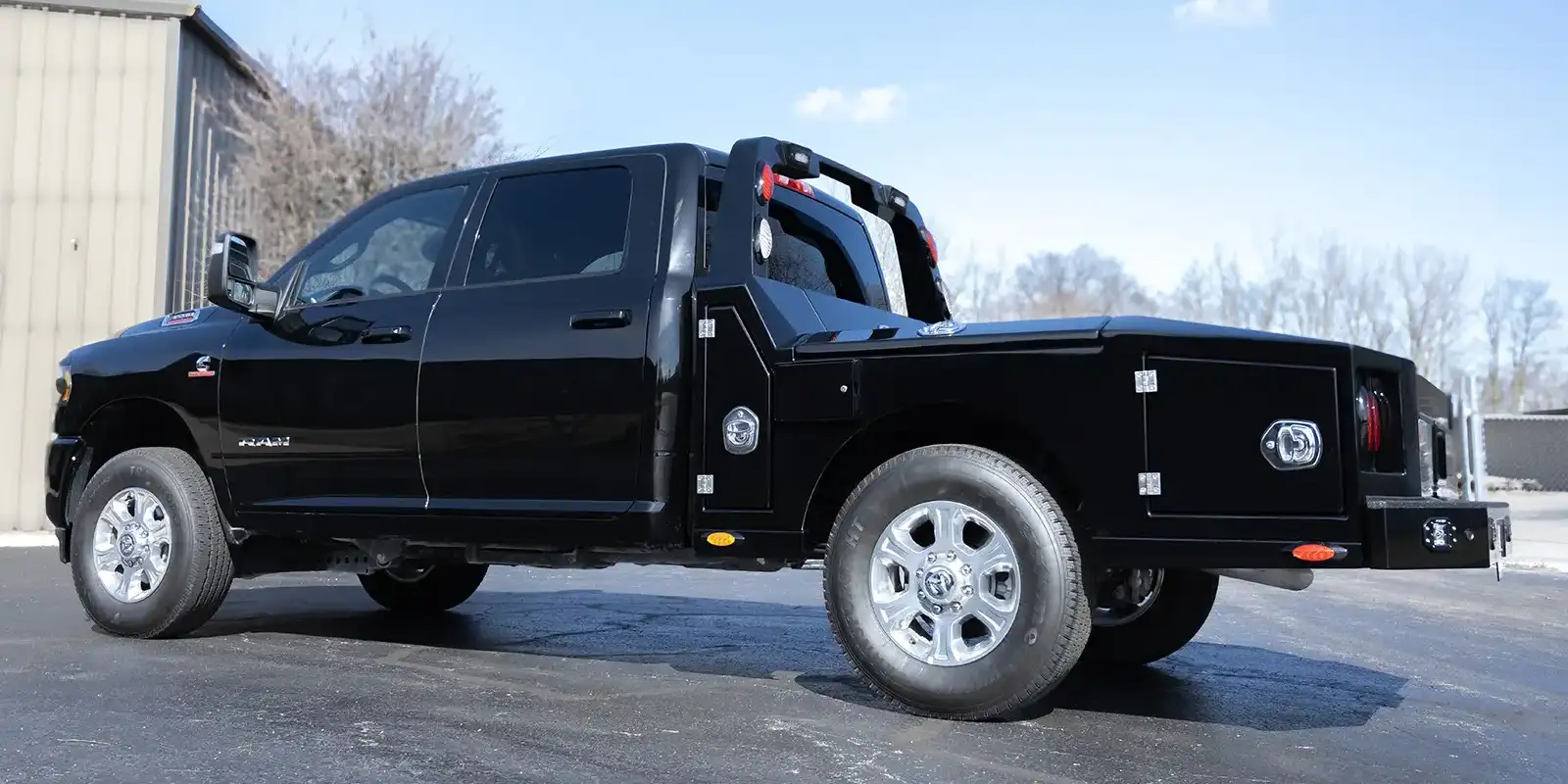 A Luxe Truck Dodge Ram 3500 Single Rear Wheel.